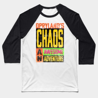 Opryland's CHAOS | An Awesome Adventure Baseball T-Shirt